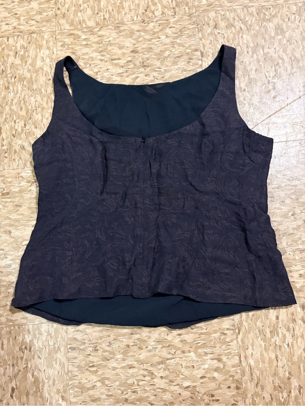 Vintage Emanuel Ungaro Black Textured Tank - Picture 2 of 6